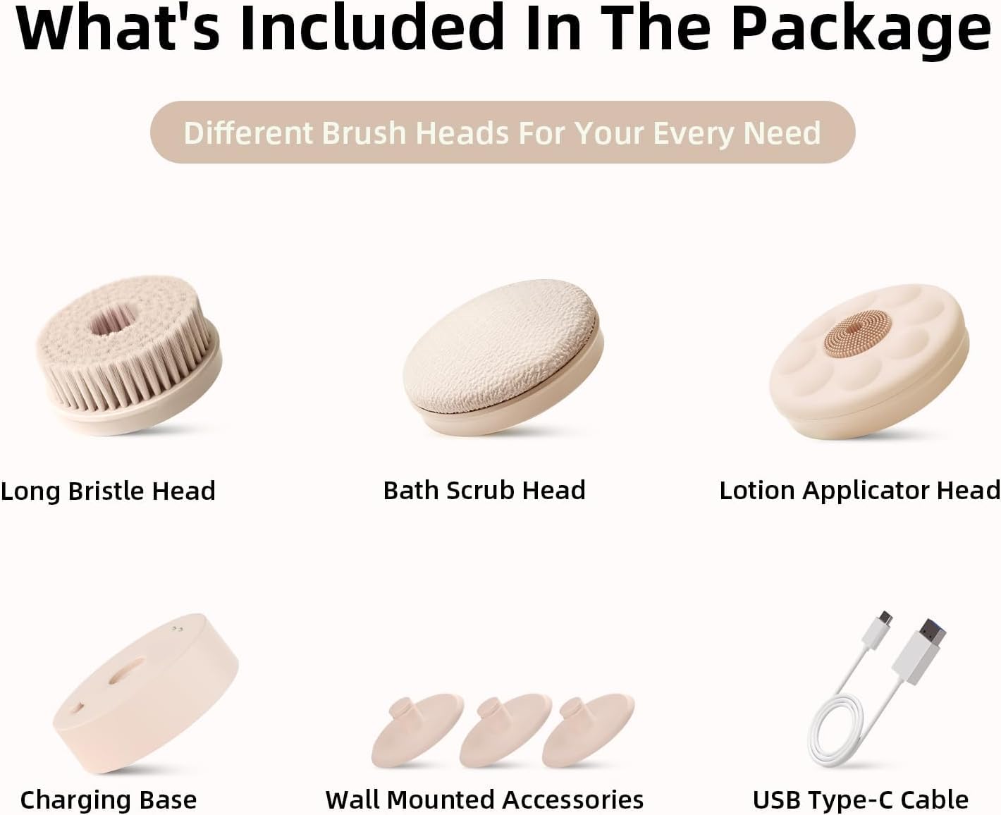 Oh,XIYU lotion-applicator head for even product distribution.