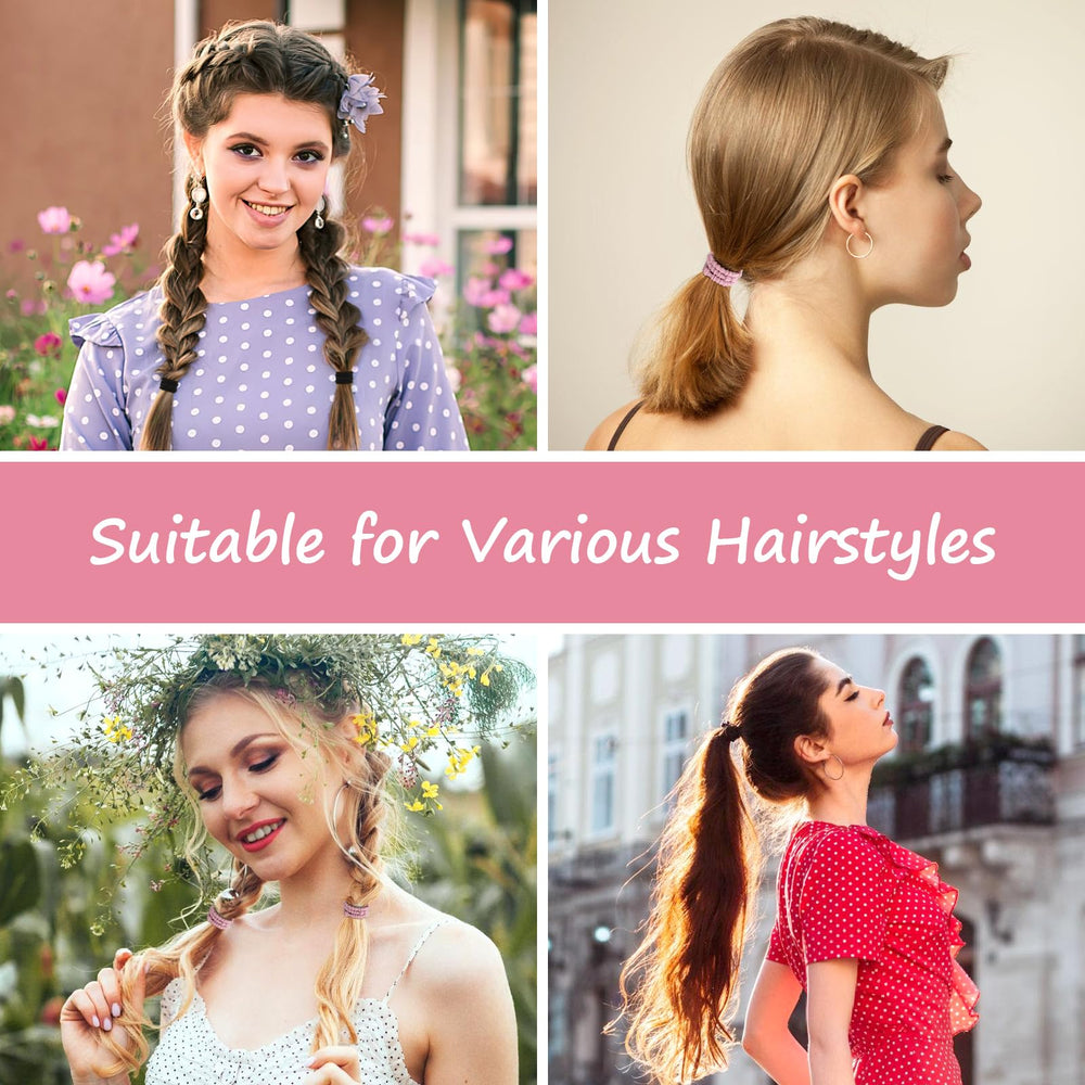 OHCISP Boho hair ties soft yet strong for thick and thin hair.
