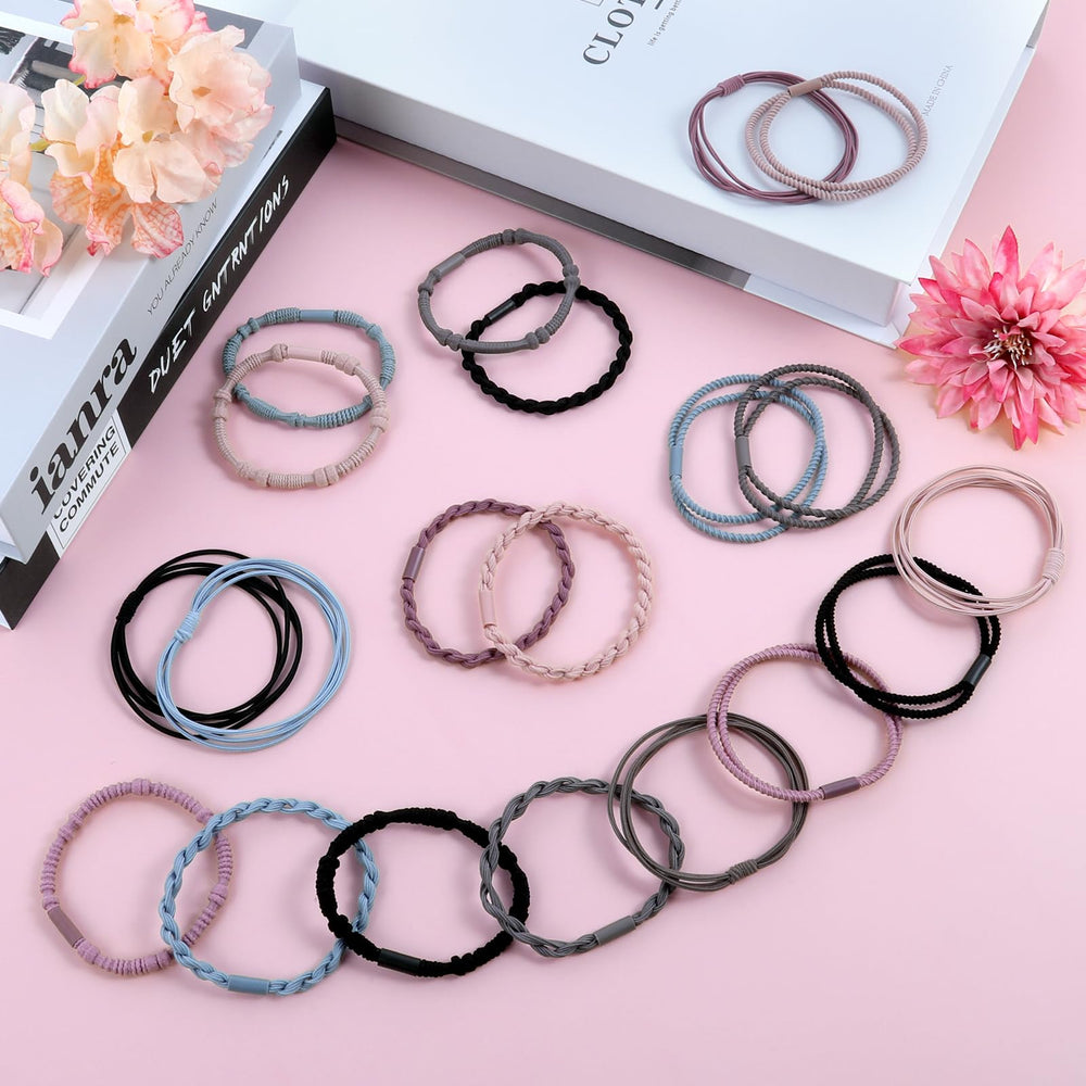 OHCISP Boho hair ties prevent snagging with smooth elastic finish.