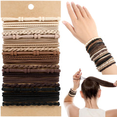 OHCISP Boho hair ties pack showing four styles for versatile looks