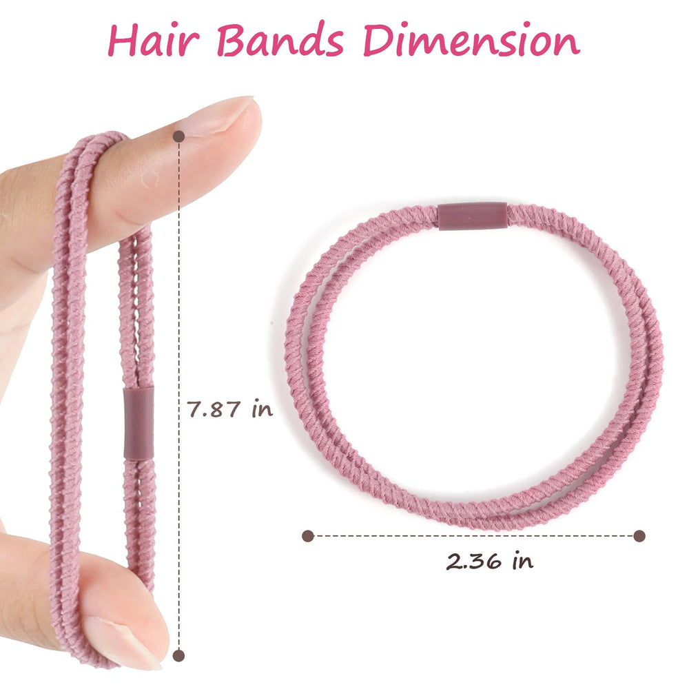 OHCISP Boho hair ties in four styles for versatile hairstyles.