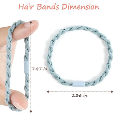 OHCISP hair ties beaded boho on hair with secure hold and elasticity