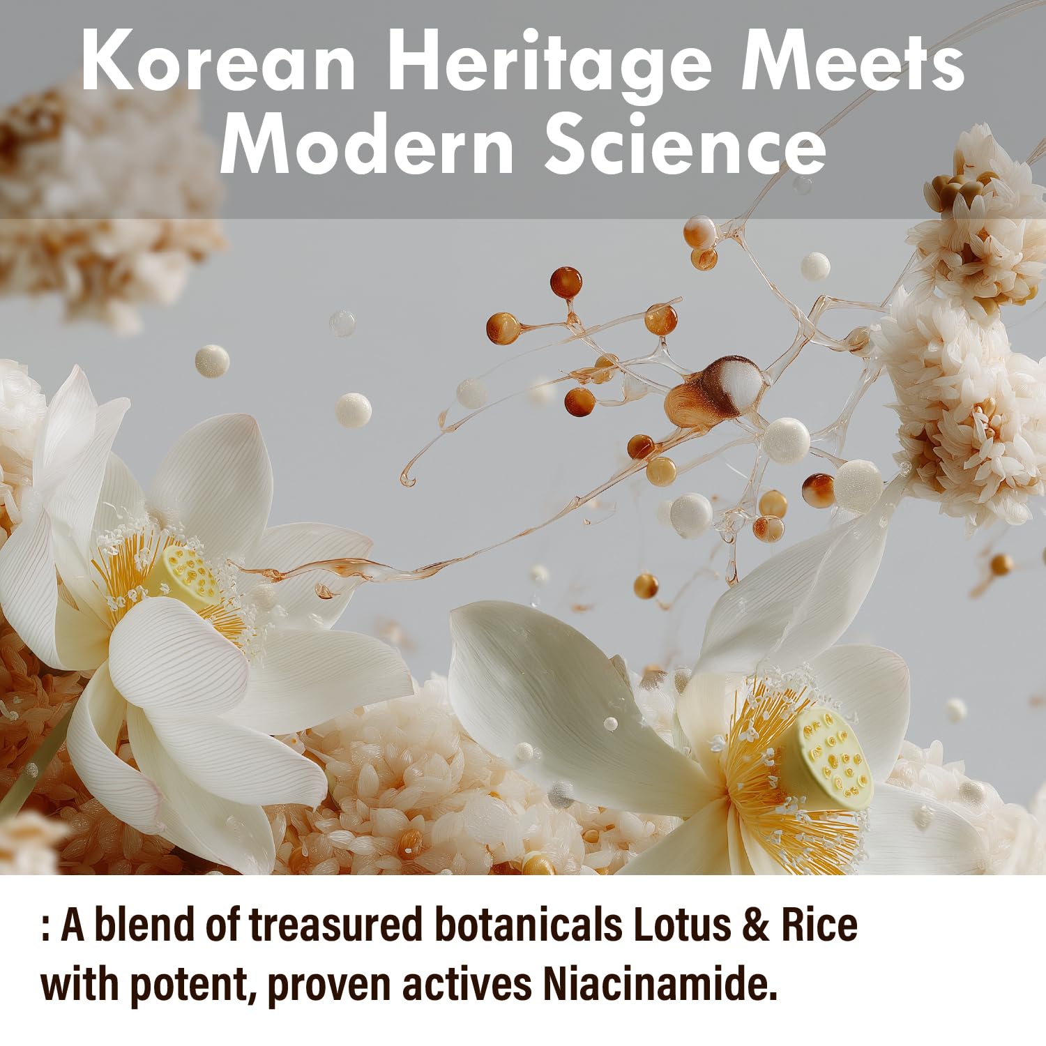 OHMIA Lotus Multi Barrier Cream with Rice and Lotus for moisture retention.