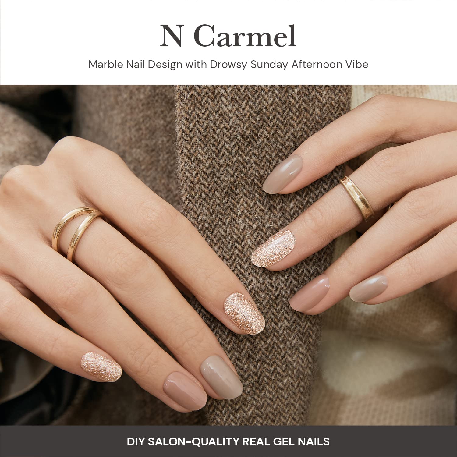 ohora bandas semi-curado glitter escarcha para brillo duradero en uñas.