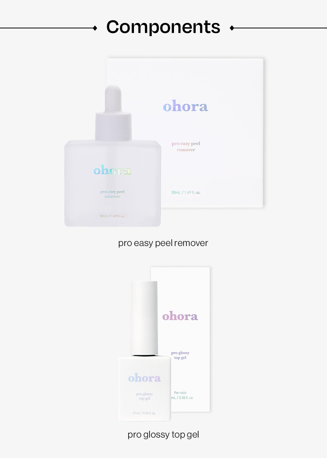 ohora Bundle Set vegan formula ensures cruelty-free, gentle use.