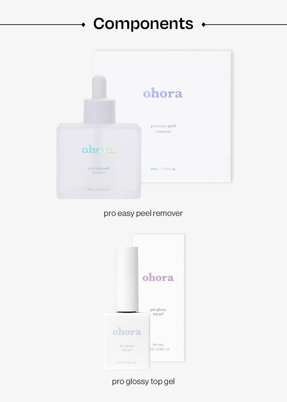ohora Bundle Set vegan formula ensures cruelty-free, gentle use.