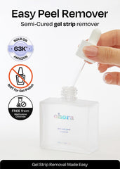 Ohora Care Easy Peel Remover con gotas higienicas para aplicar directamente en las uñas