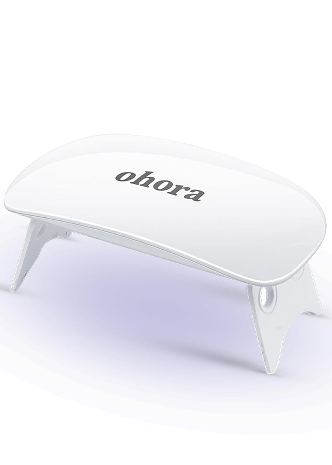 ohora Care LED lamp front view highlights its compact design for mobile gel curing