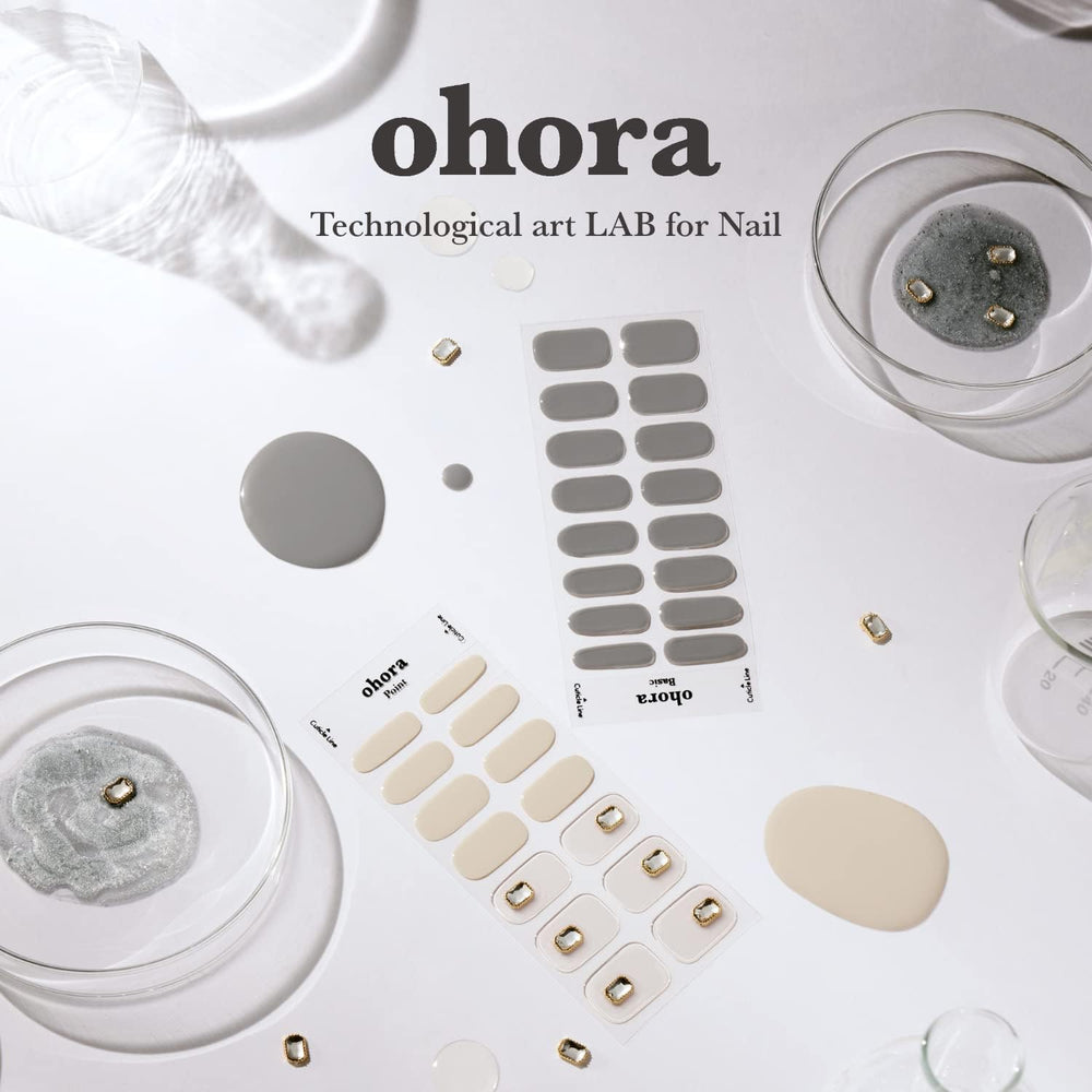 ohora Care LED lamp in use cures gel strips for a salon-like finish at home