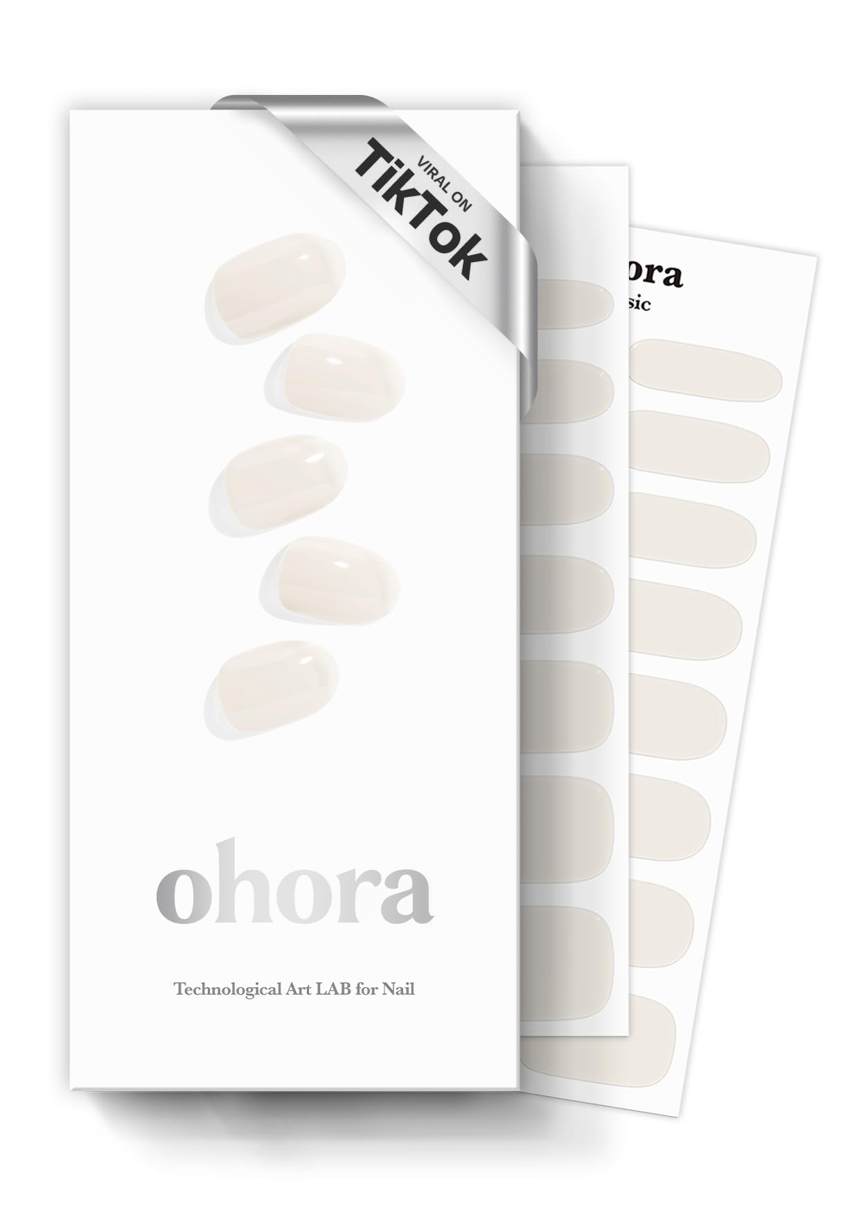 Ohora: empaque de tiras semicuradas para inicio rápido con versión N Crema Algodón