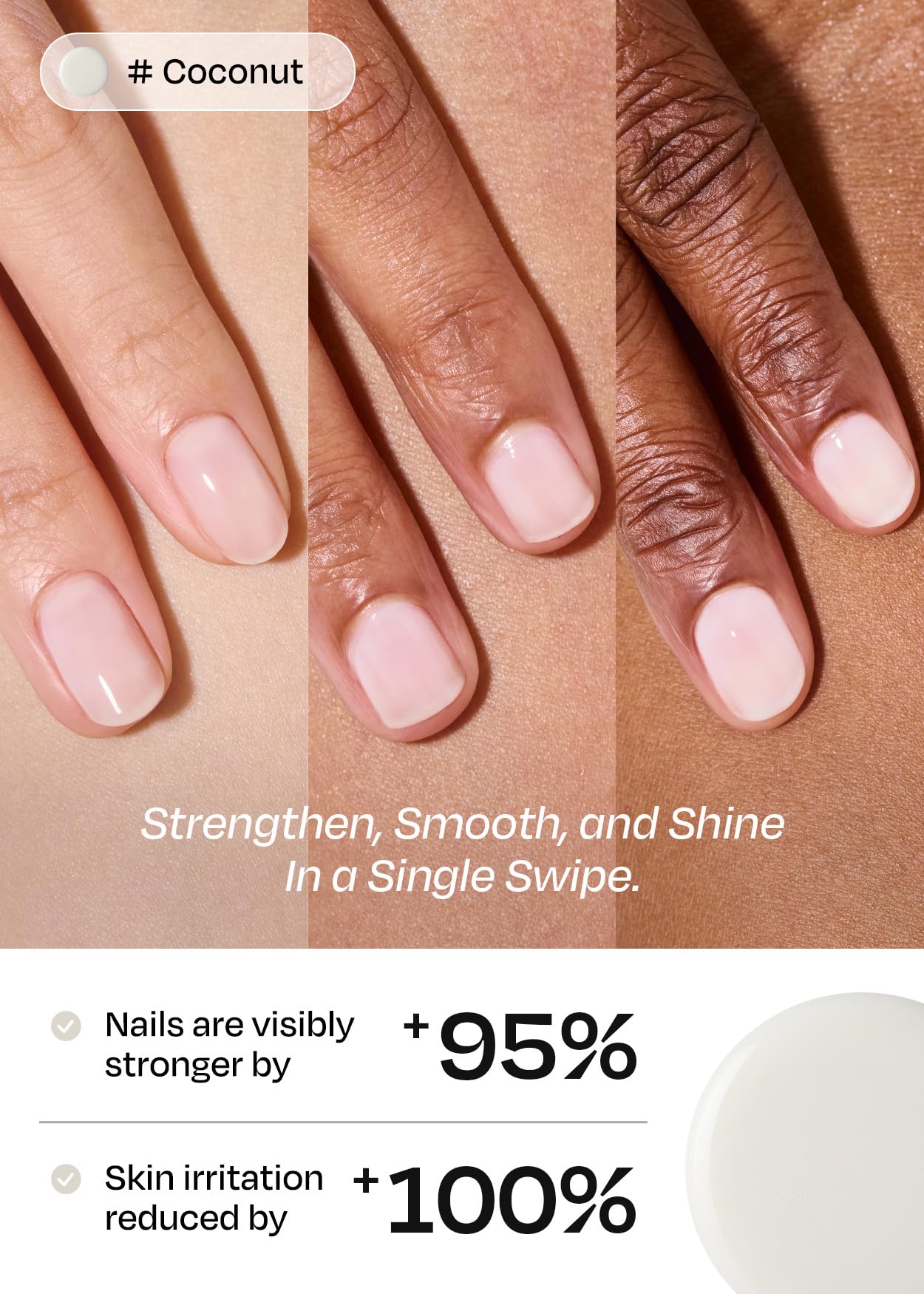 ohora Natural Glow Milk Syrup, aplicador de 300 cerdas para una aplicación suave.