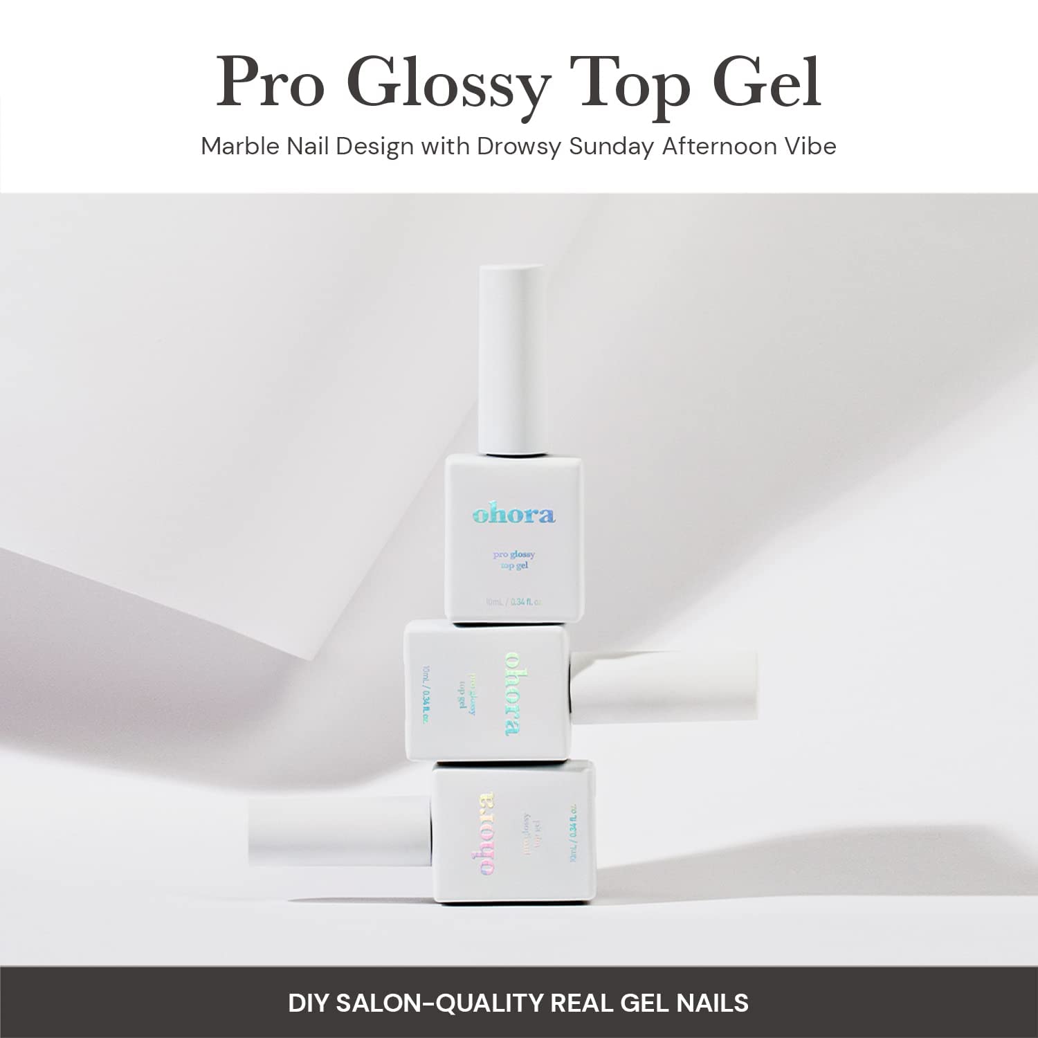 Ohora: ajuste perfecto de las pegatinas gel uñas para cualquier forma.