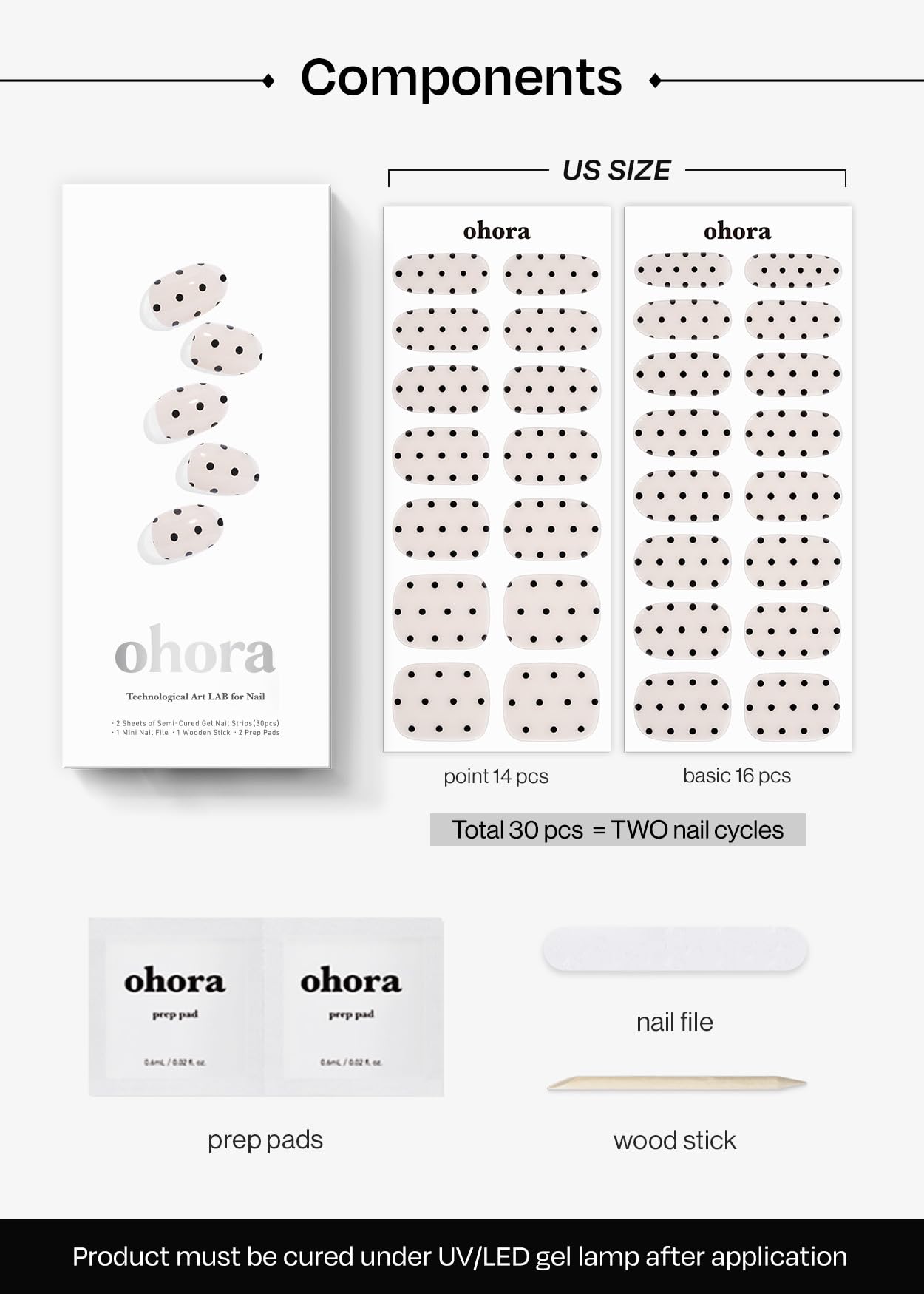 ohora resultados estilo salón en minutos: fácil de aplicar y remover.