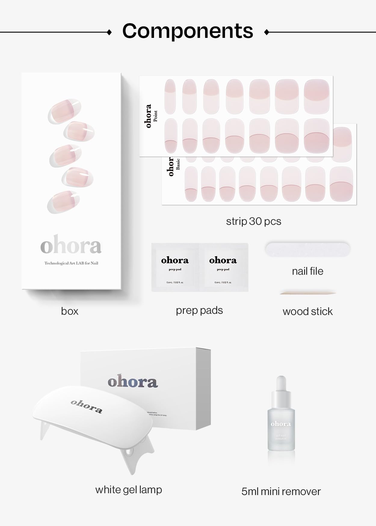 ohora Salon-quality nail wraps enabling easy, beginner-friendly application