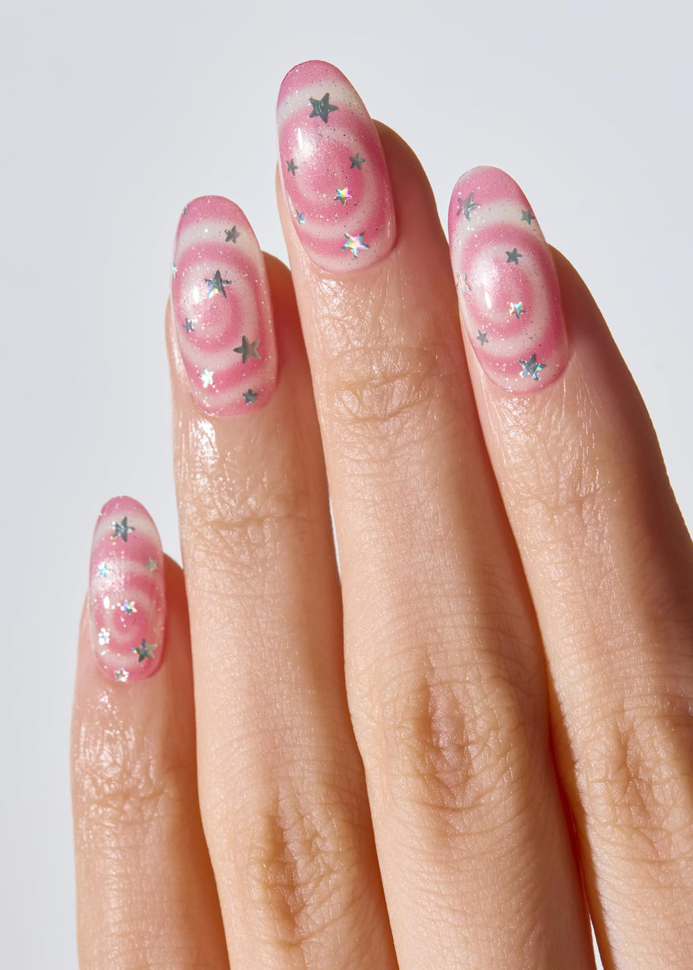 Ohora N Candy Swirl: aplicación suave con gel real para un ajuste individual.