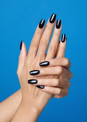 Detalle de pegatinas de uñas ohora Onyx para un resultado duradero.