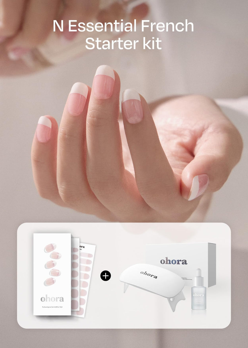 ohora Gel Nail Strips with mini remover for quick cleanup and touch-ups