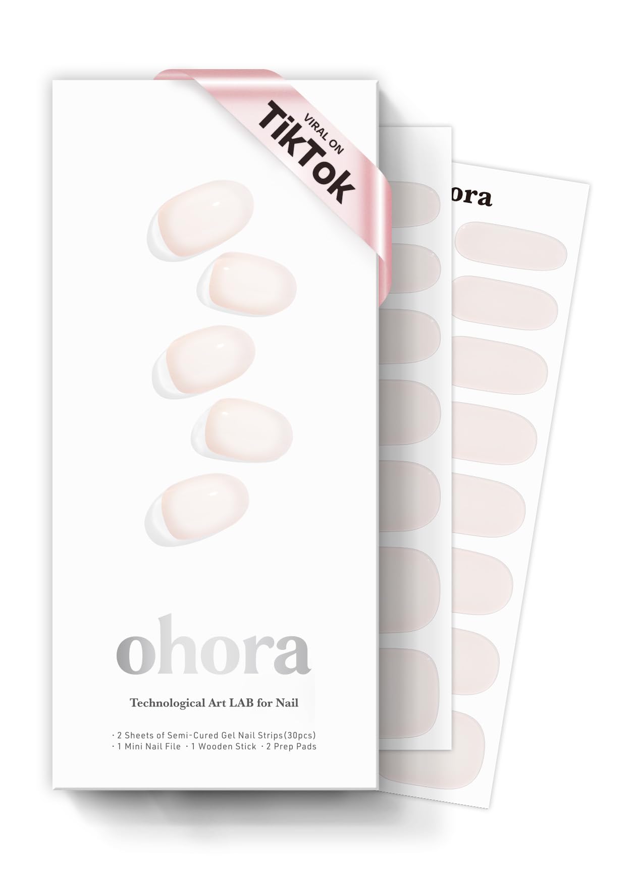 Ohora stickers para uñas Coco Gel listos para aplicación rápida y pulido profesional.