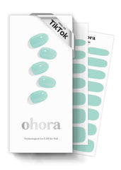 ohora tiras gel semicurado verde, empaque listo para uso en casa