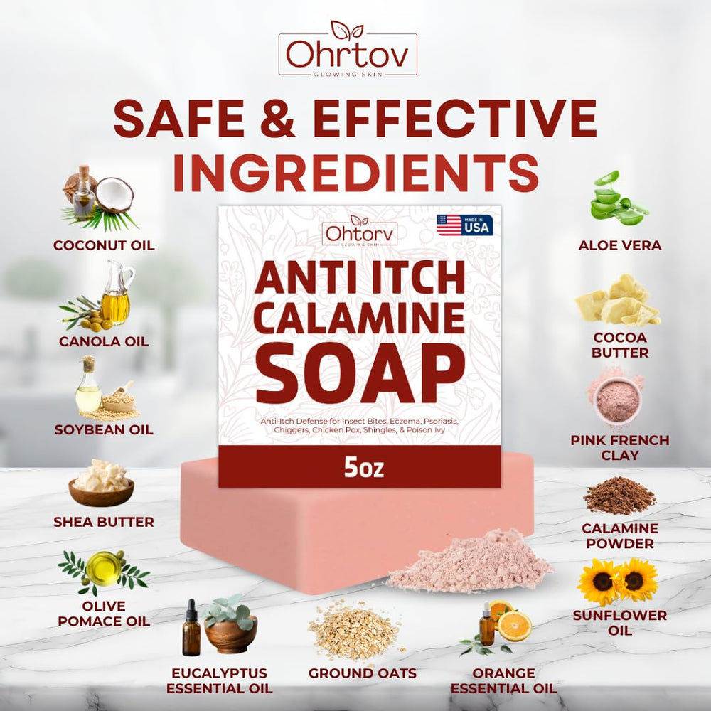 Ohrtov barra-jabon-calamina aceites-esenciales naranja-eucalipto aroma revitalizante.