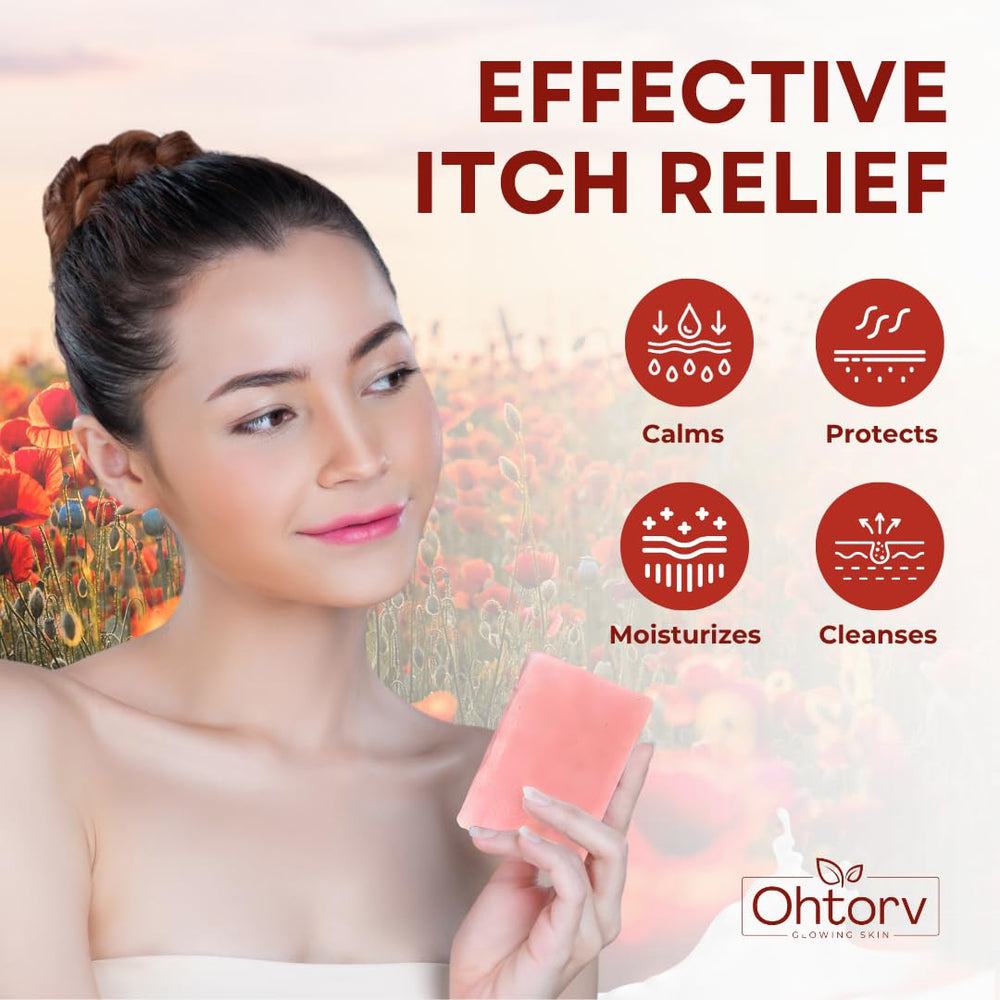 Ohrtov barra-jabon-calamina eczema-seco calma irritación de la piel seca.