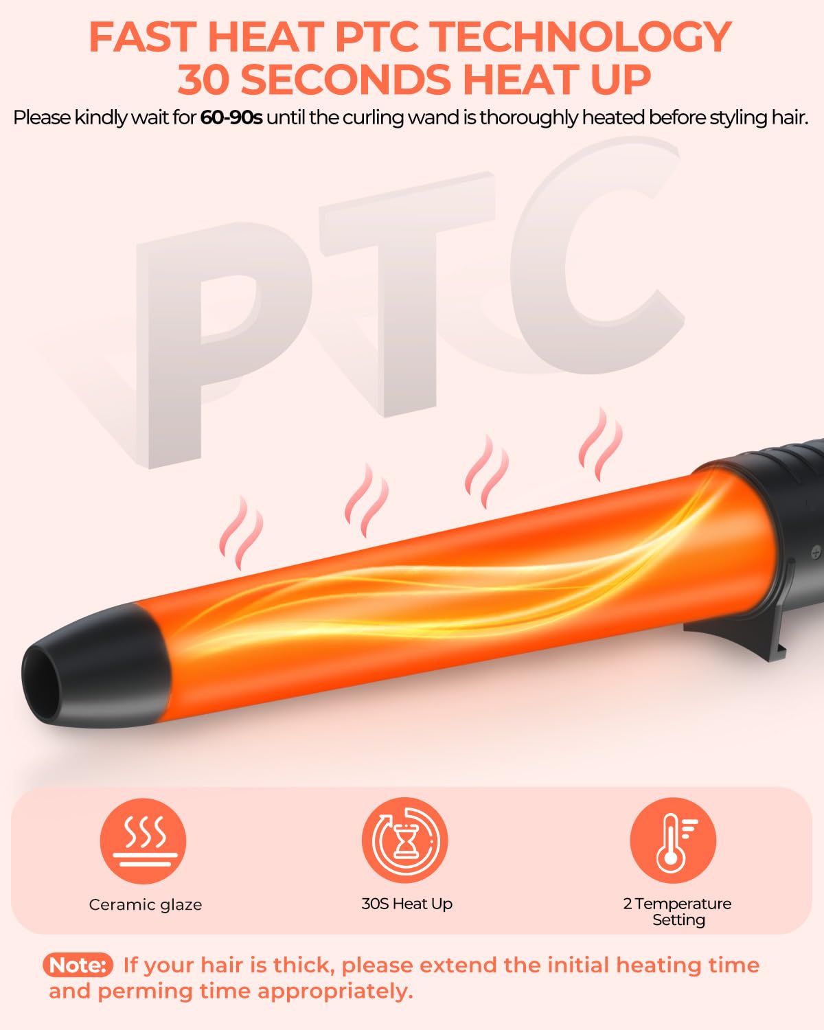 Ohuhu 360-degree swivel cord for tangle-free styling