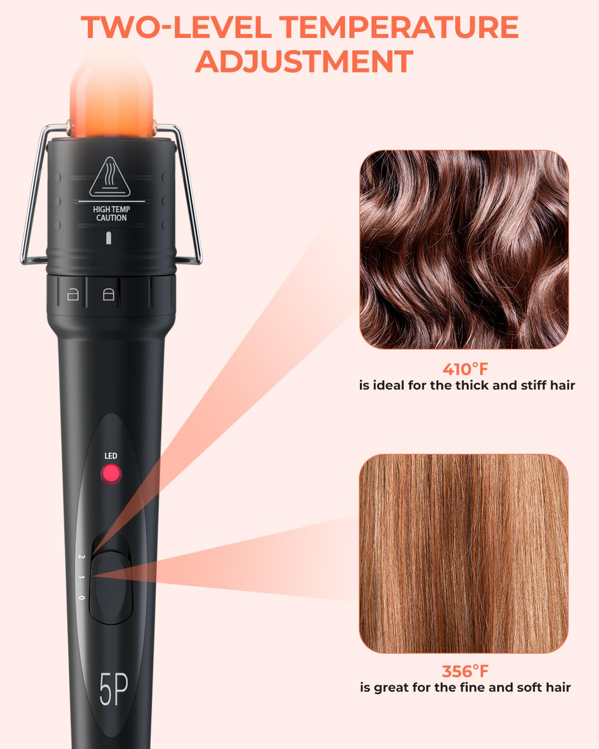 Ohuhu 0.35 inch barrel for tight curls