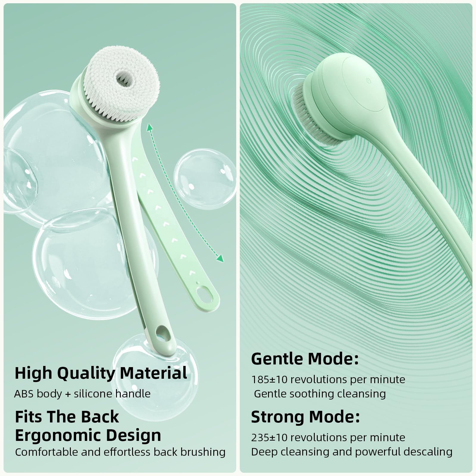 Oh,XIYU bath scrub head with plant-fiber fabric for gentle exfoliation
