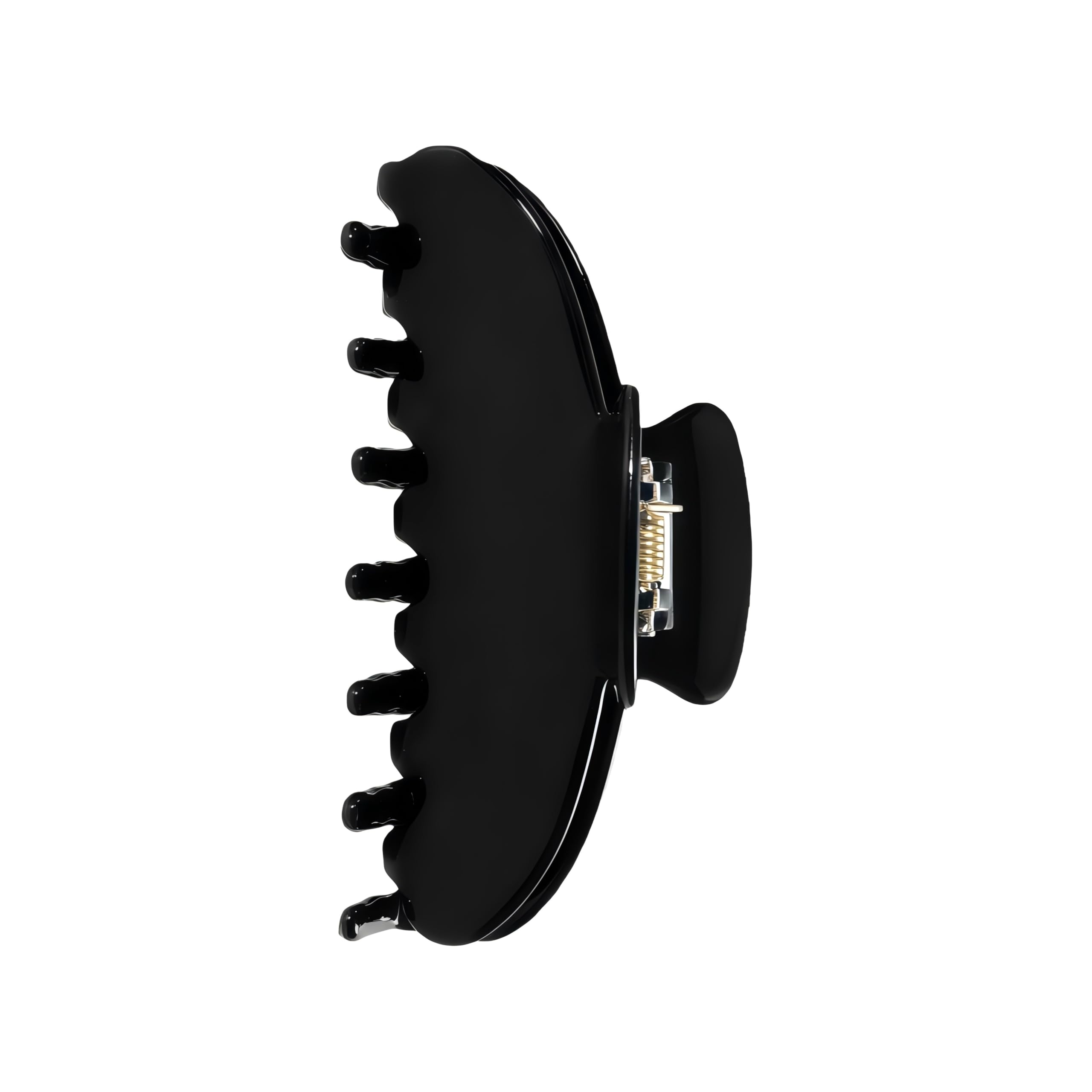 OideGuiing: clip acetato 4 pulgadas, vista frontal, agarre firme para todo tipo de cabello.