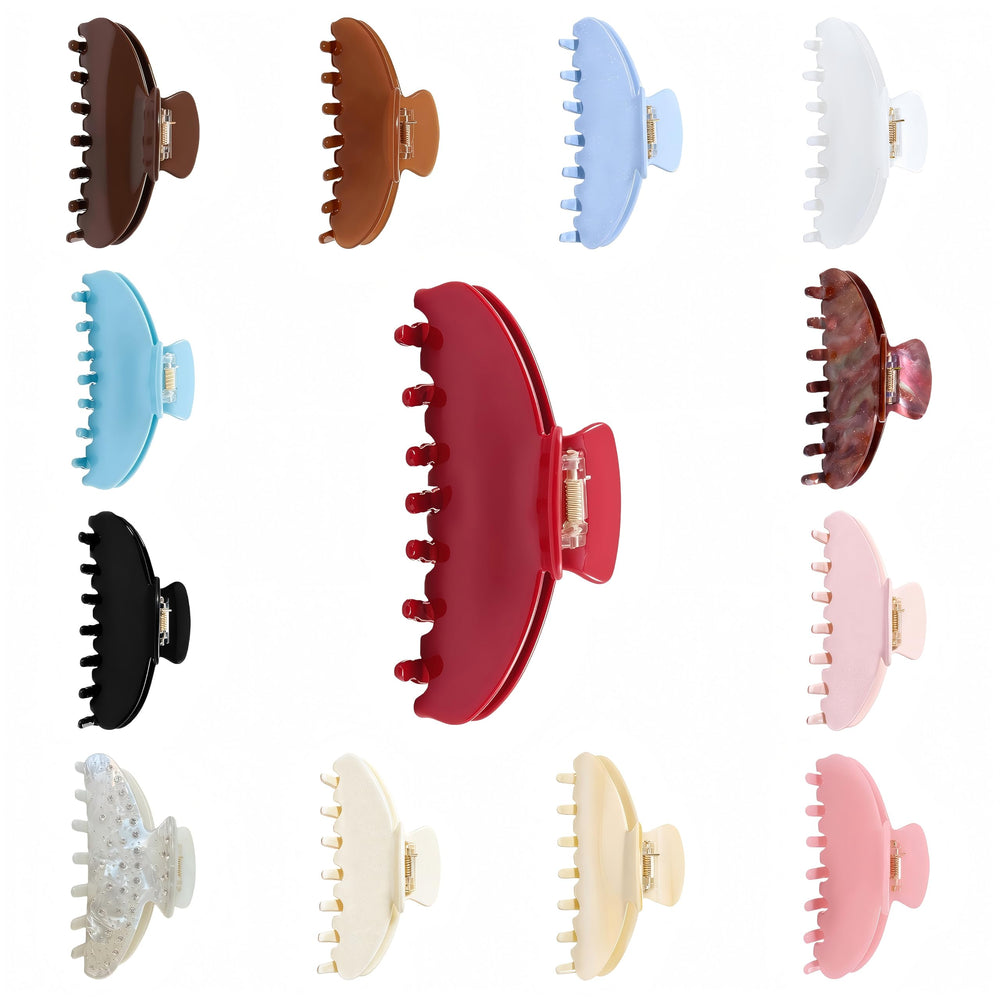 OideGuiing clip-garra acetato con herrajes reforzados para mayor durabilidad.