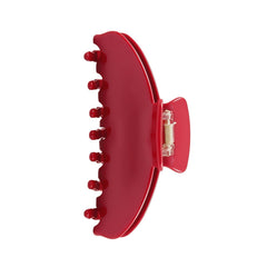 OideGuiing clip-garra acetato 4pulgadas rojo ofrece agarre seguro para todo tipo de cabello.