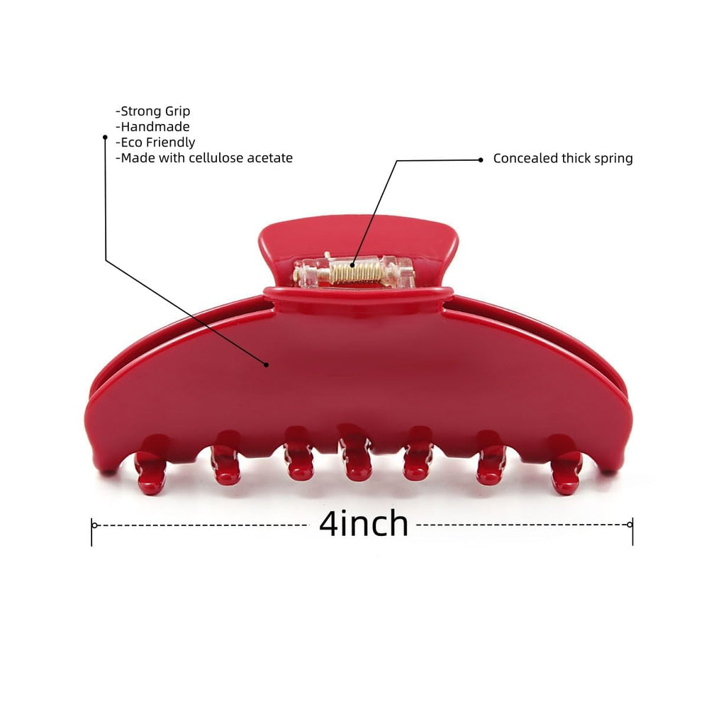 OideGuiing clip-garra acetato diseño ergonómico facilita recogidos rápidos y elegantes.