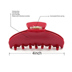 OideGuiing clip-garra acetato diseño ergonómico facilita recogidos rápidos y elegantes.