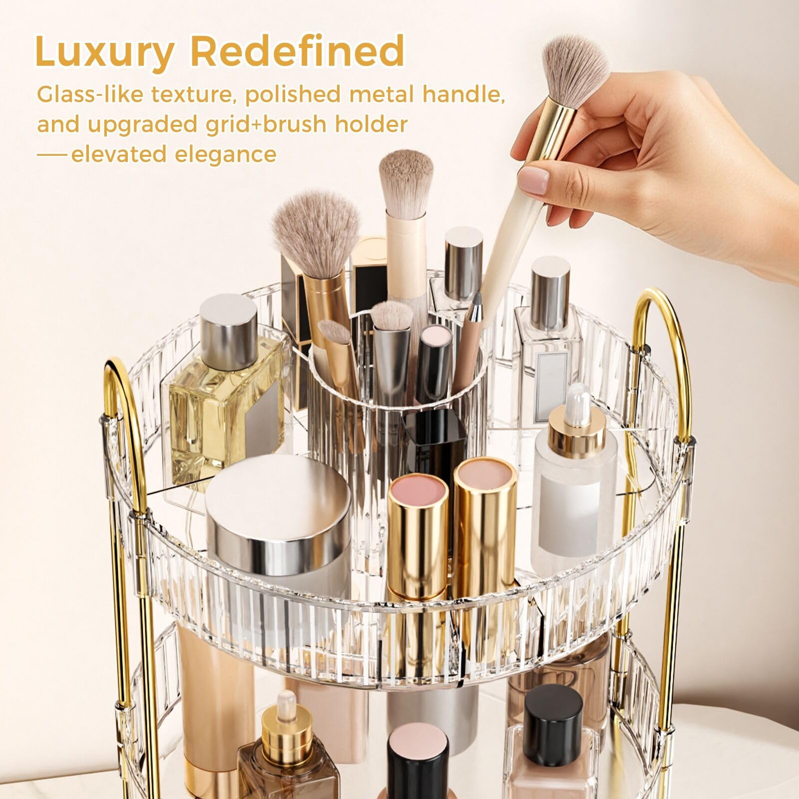 Oifecsie gift-ready cosmetic display case for birthdays or holidays
