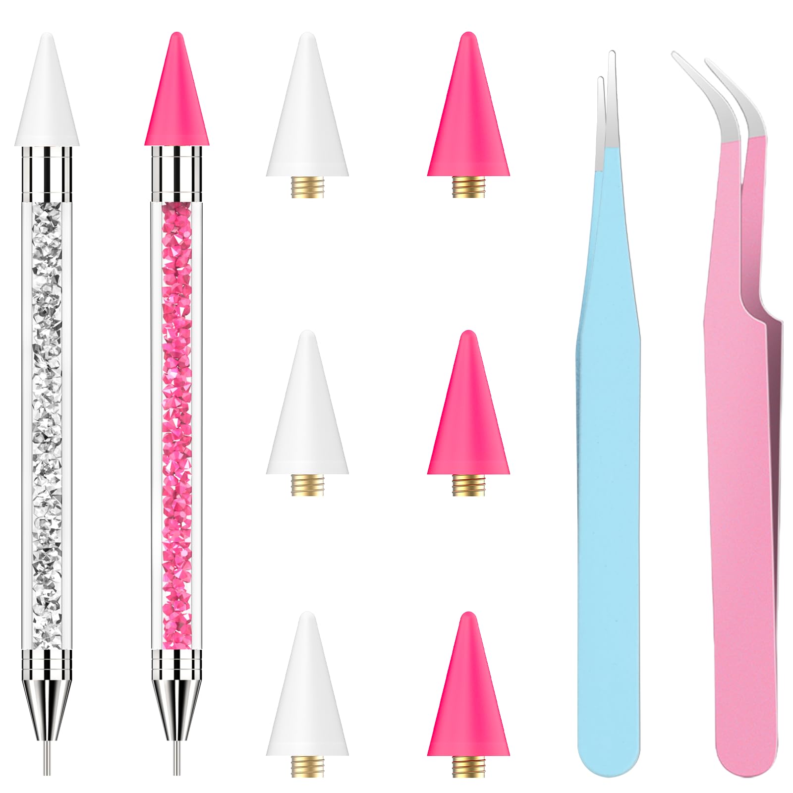 OIFEN rhinestone picker tool dual-ended wax pens for effortless gem pickup.