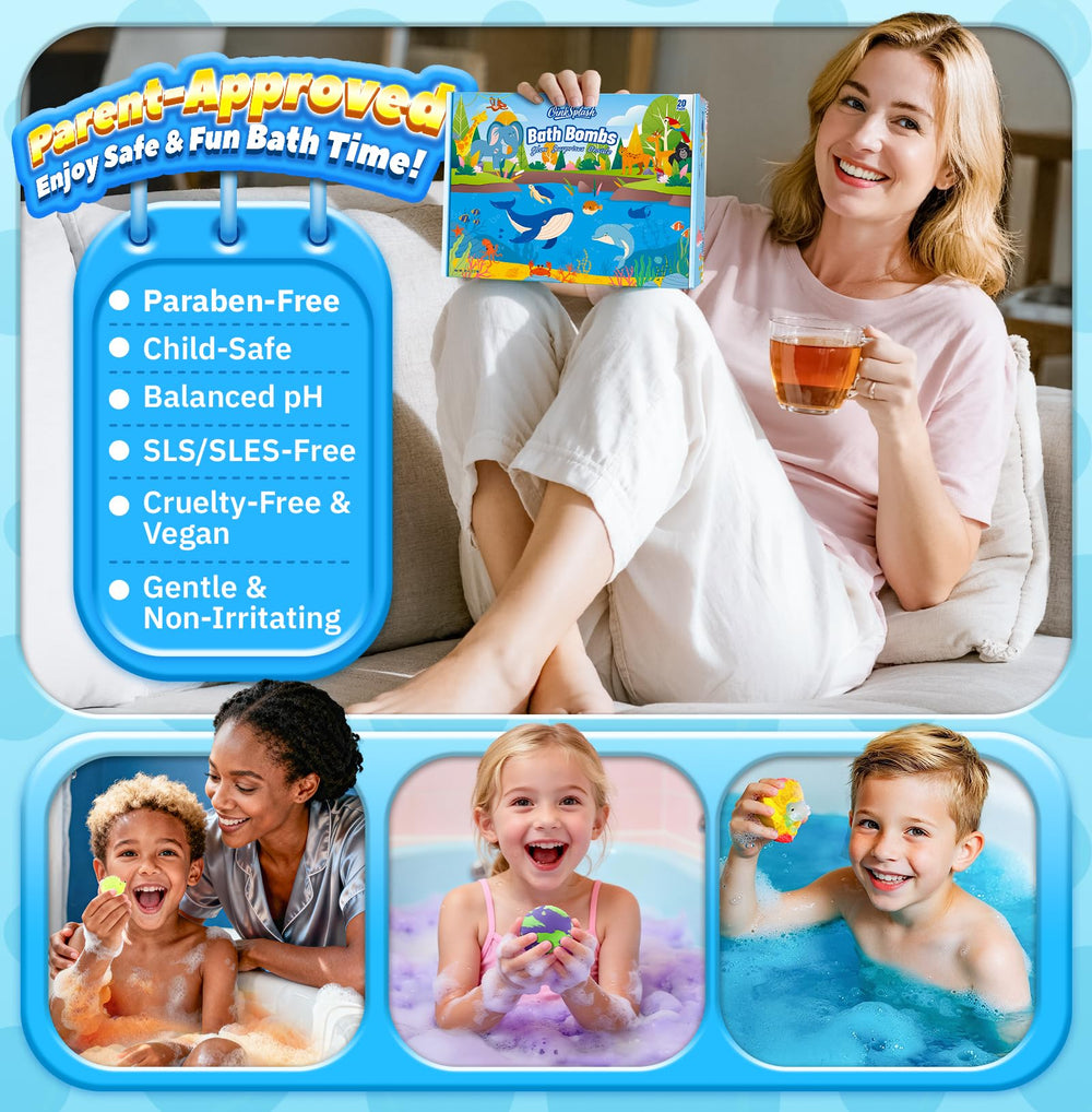 OinkSplash Bombas de Baño Fragancias Naturales, experiencia fresca y suave
