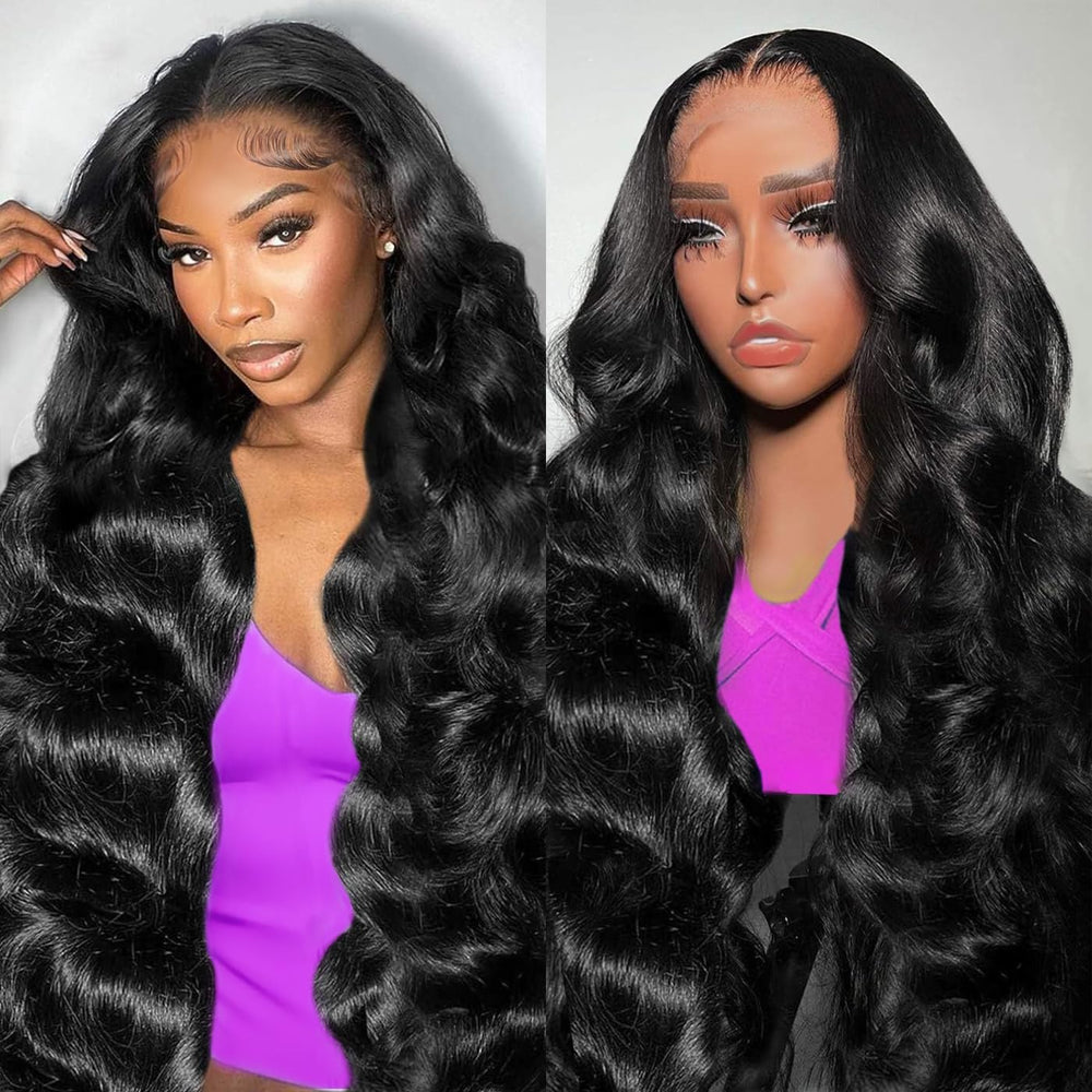 Oiosir 30-inch body wave lace front wig delivers natural volume and fluid movement.
