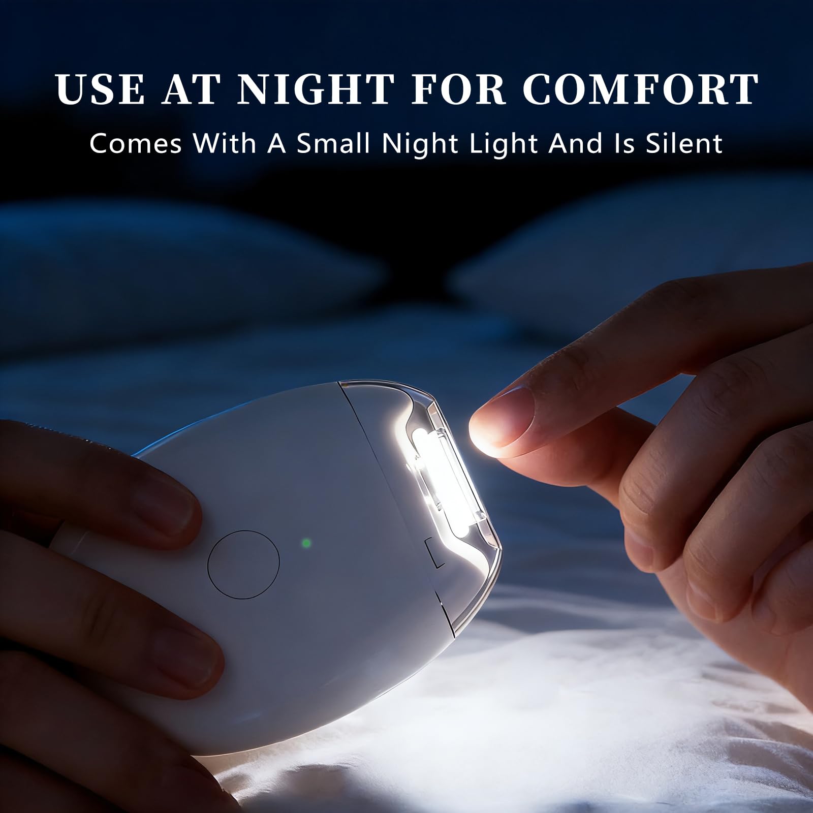 OJJ silent motor ensures calm nail care any time.
