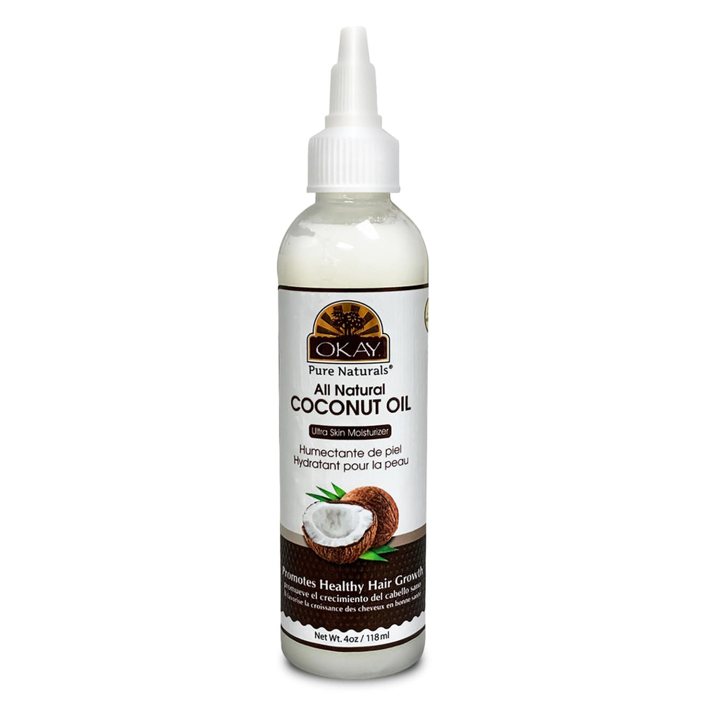OKAY Aceite de Coco Puro para Cabello: hidratación y brillo natural