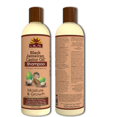 OKAY shampoo lather being massaged into the scalp demonstrates cleansing action
