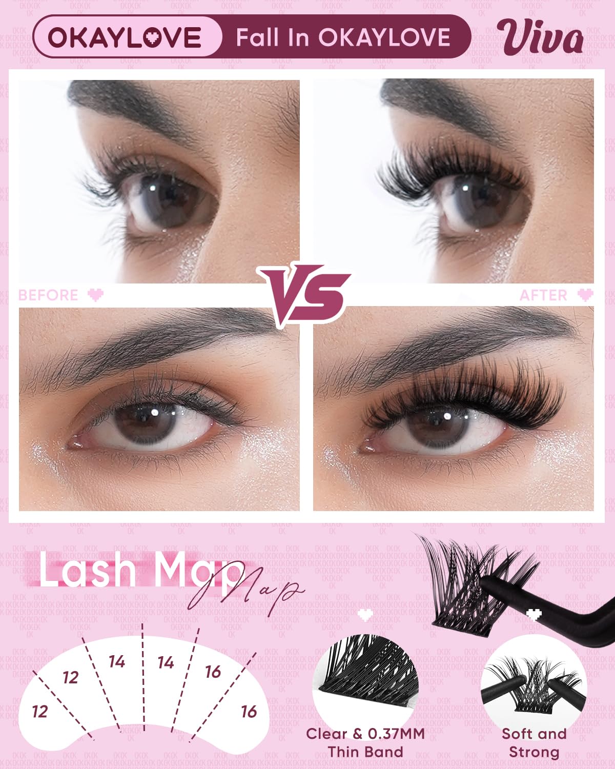 OKAYLOVE Lash Bond & Seal visual secures wear