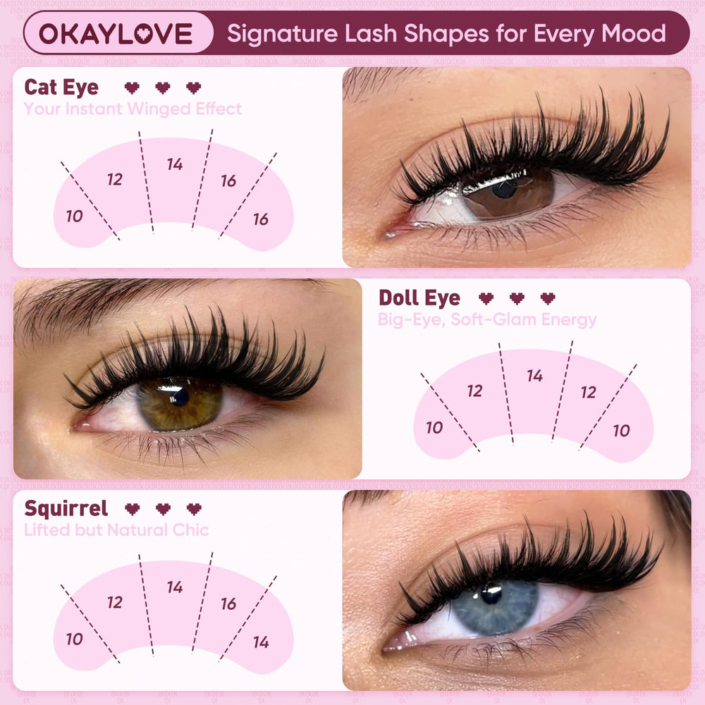 OKAYLOVE pack-shot of kit promises easy at-home salon finish