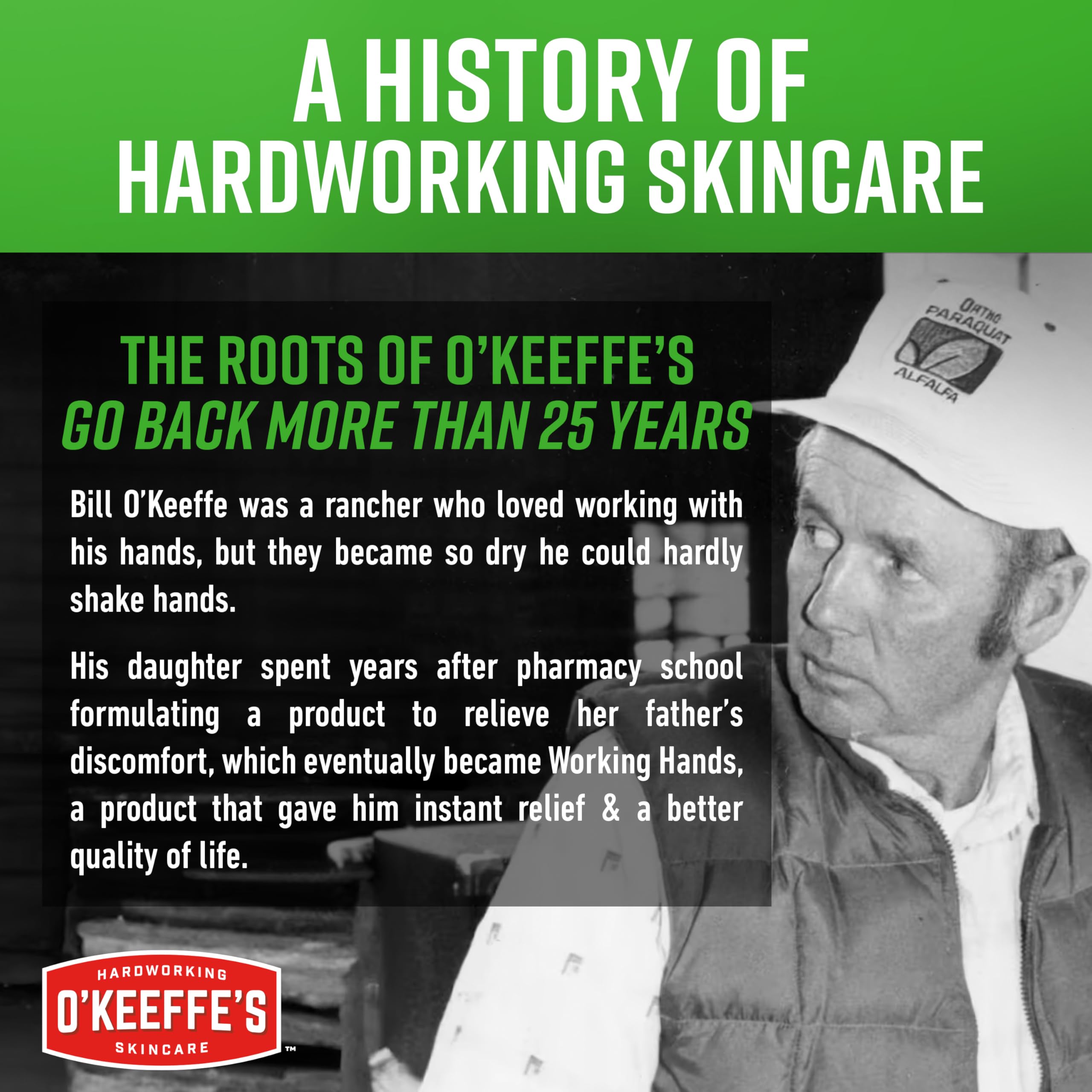 Aplicación de crema para pies O'Keeffe's para piel suave
