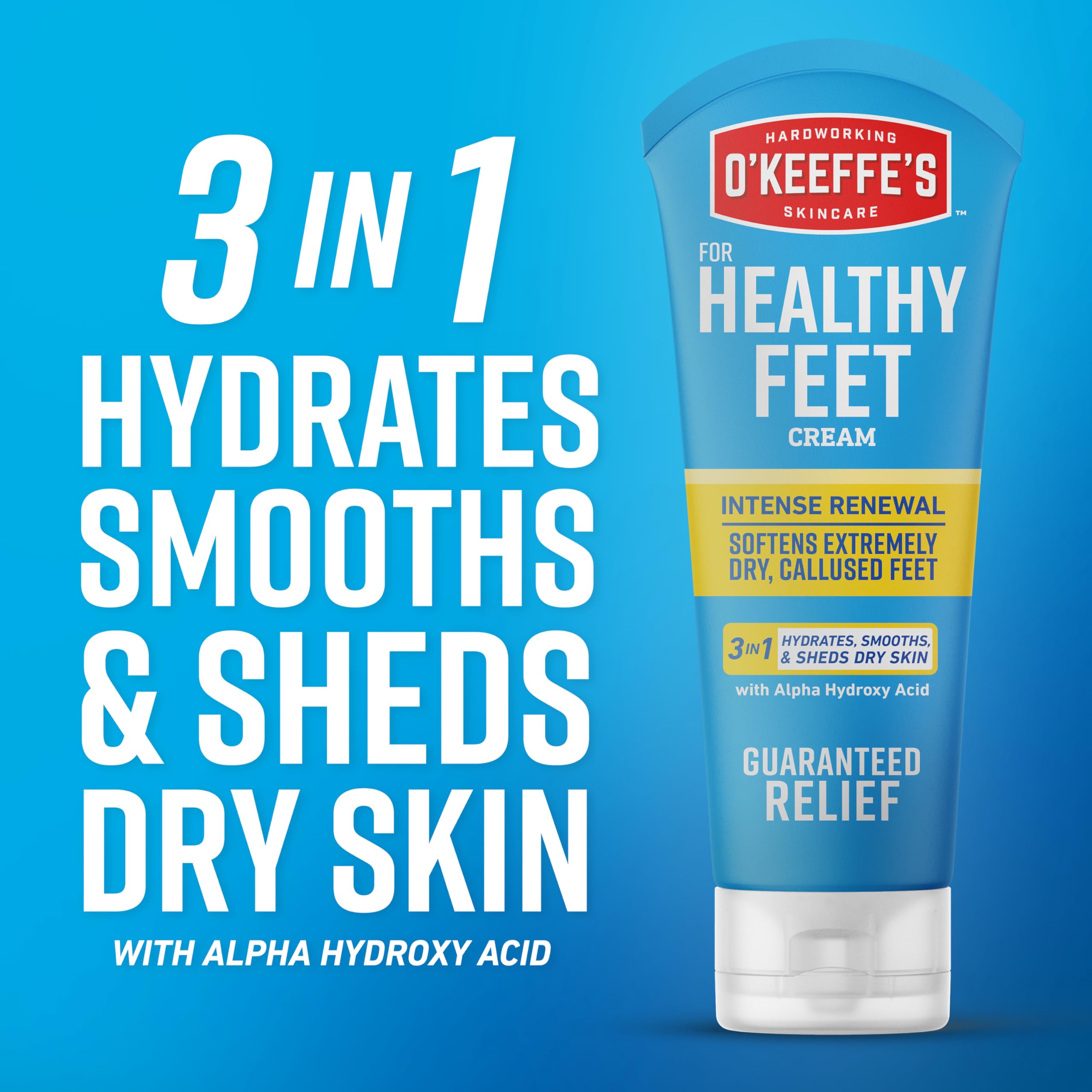O'Keeffe's dry foot softening targets rough skin for smoother feet