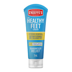 O'Keeffe's Healthy Feet Intense Renewal Cream tube provides quick foot hydration and smoothing