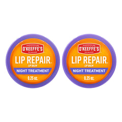 O'Keeffe's reparación de labios nocturna: tarro 0,25 oz para labios secos