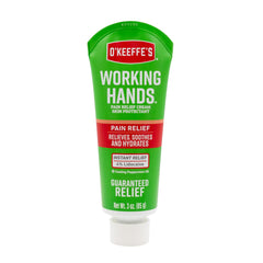 O'Keeffe's Working Hands se absorbe rápidamente sin grasa.