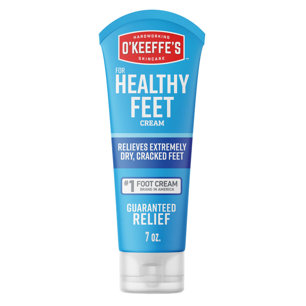 O'Keeffe's Healthy Feet: crema para pies frente del tubo, cuidado intensivo para pies secos