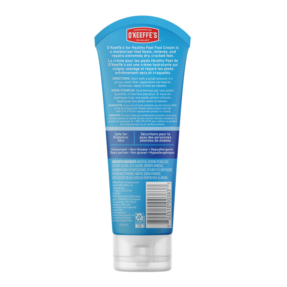 O'Keeffe's Healthy Feet: uso diario para mantener pies cuidados y confortables