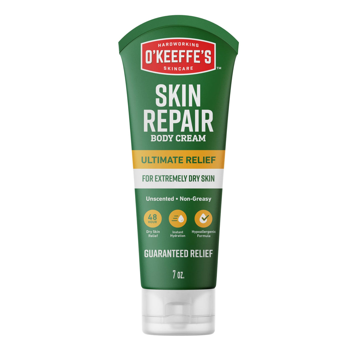 O’Keeffe’s Skin Repair crema corporal relieve extremo, alivio inmediato de piel muy seca.